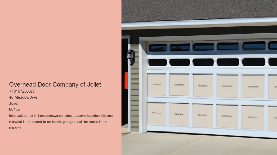 What Is the Secret to No-Hassle Garage Repair for Doors in Morris?