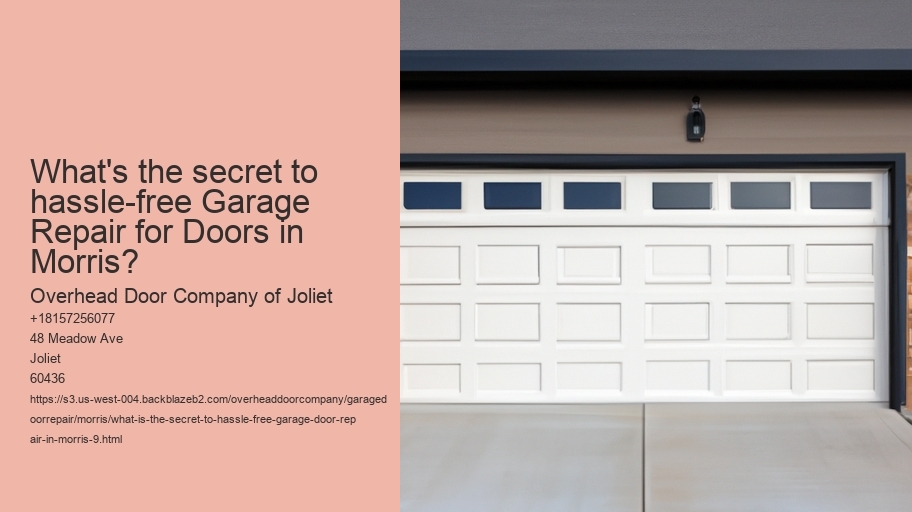 What is the secret to hassle-free garage door repair in Morris?