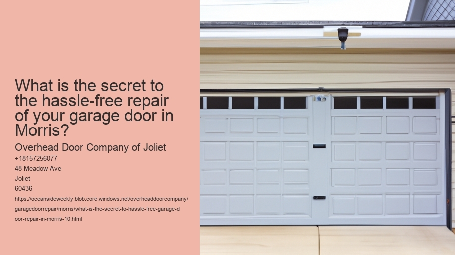 What is the secret to hassle-free garage door repair in Morris?