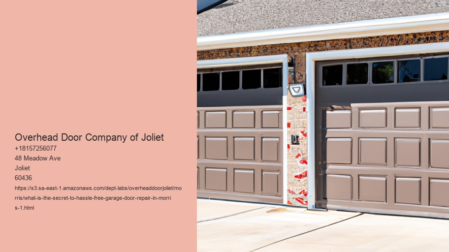 What Is the Secret to hassle-free Garage Door Repair in Morris?
