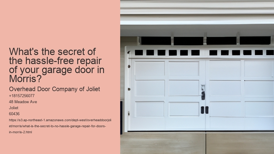 What is the secret to No-Hassle Garage Repair for Doors in Morris?