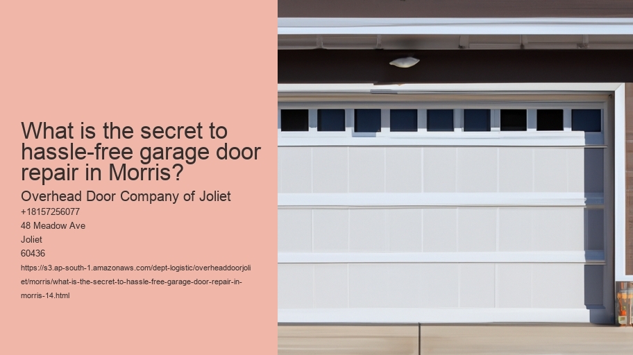 What is the secret to hassle-free garage door repair in Morris?