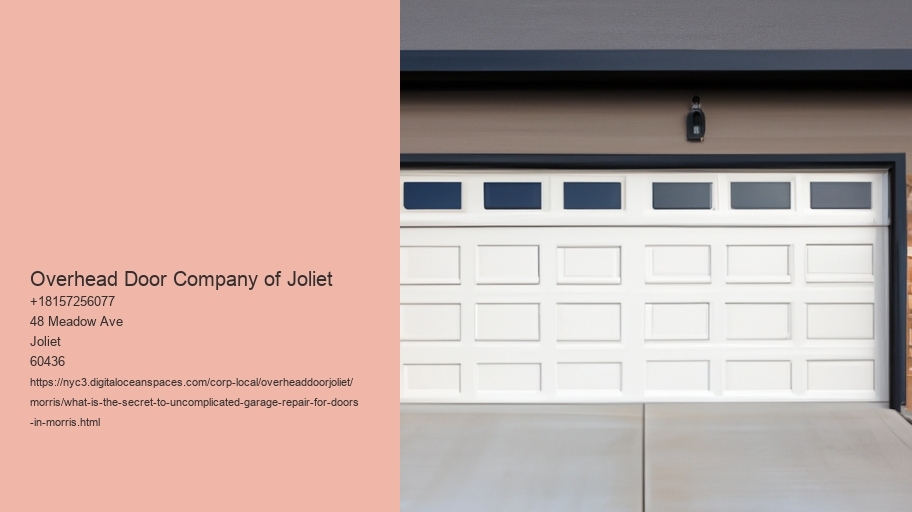 What Is the Secret to Uncomplicated Garage Repair for Doors in Morris?