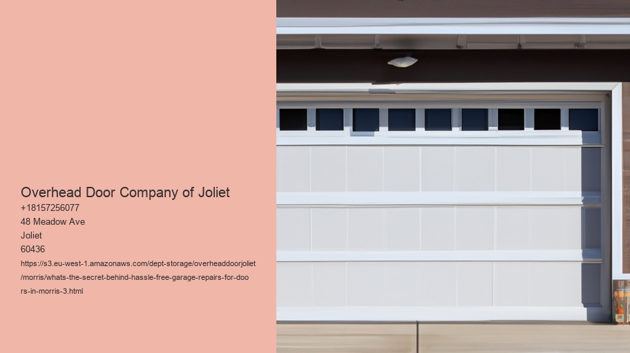 What's the secret behind hassle-free Garage Repairs for Doors in Morris?