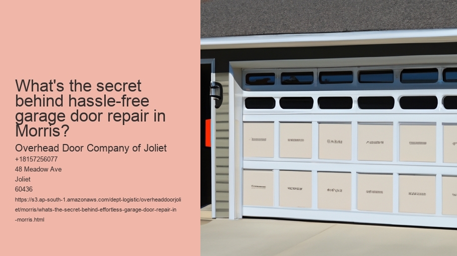 What's the secret behind effortless garage door repair in Morris?