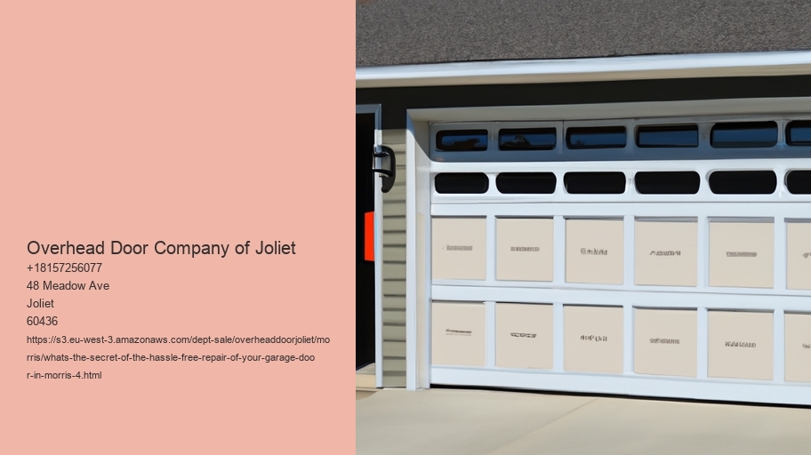 What's the secret of the hassle-free repair of your garage door in Morris?