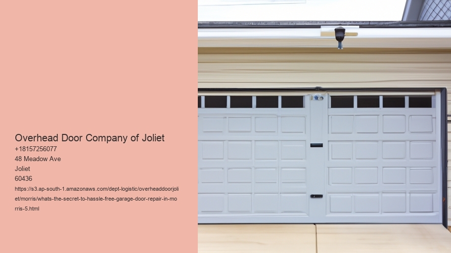What's the secret to hassle-free garage door repair in Morris?